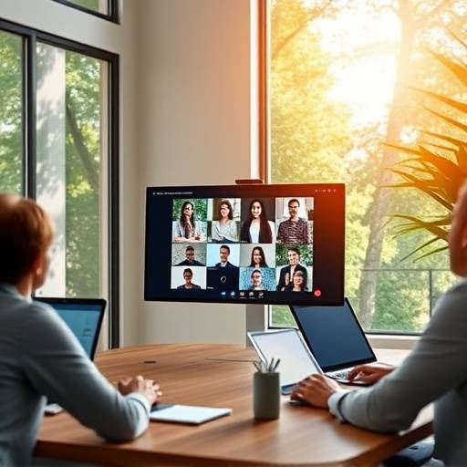 ConnectSphere Teams video conference in progress